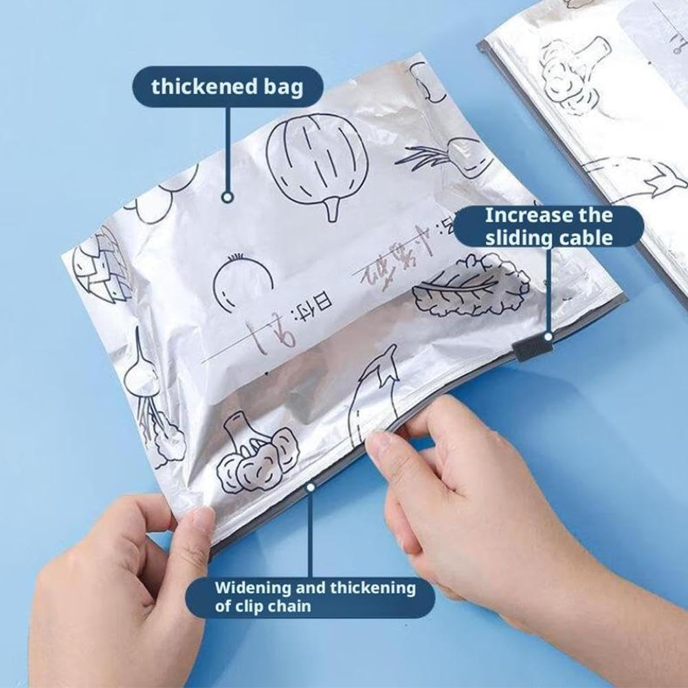 120 Aluminum Fresh-Keeping Bag – Reusable & Easy-Seal Storage