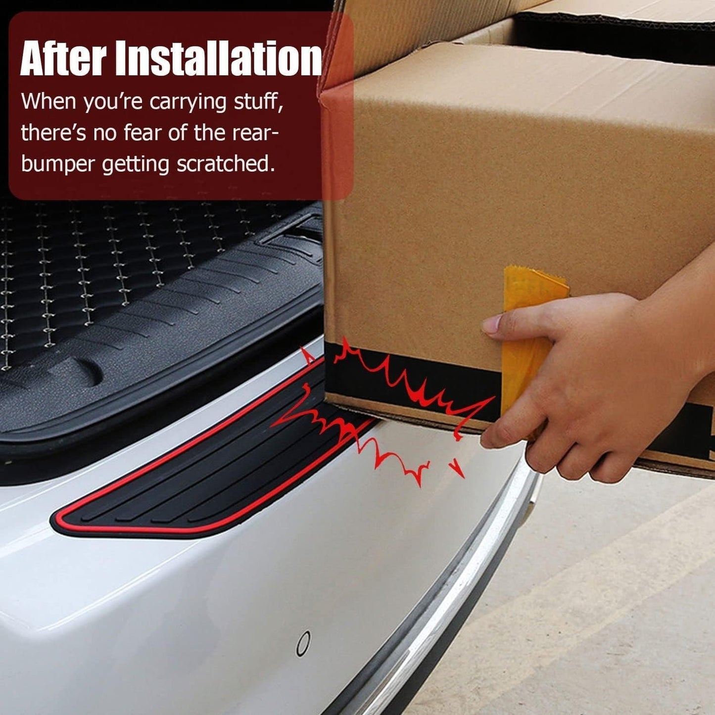 Rear Bumper Guard Strip – Scratch & Collision Protection with Style