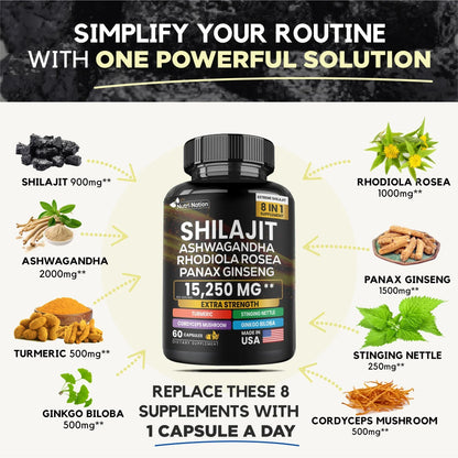 Sea Moss & Shilajit 22-in-1 Peak Vitality Blend™